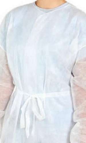 Jaleco descartável Jaleco descartável