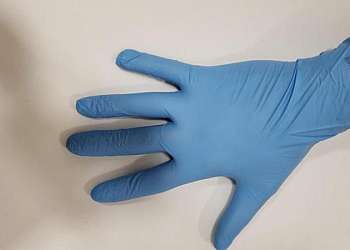 Luva de procedimento látex Luva de procedimento látex