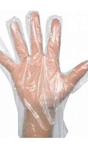 luva plástica descartável luva plástica descartável
