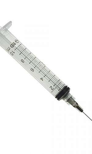 Seringa com agulha Seringa com agulha